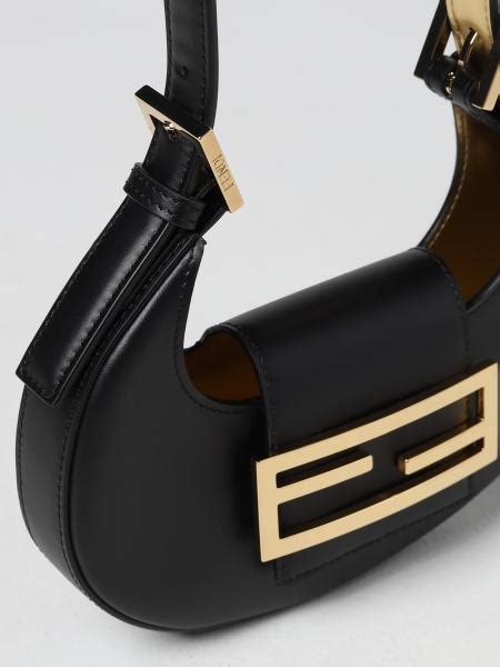 fendi cookie bag black|Fendi shoulder bag black.